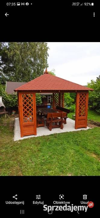 Altanka ogrodowa Jordanów