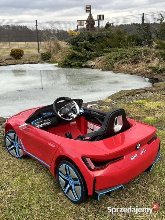 Auto na akumulator BMW i4 Miękkie koła EVA Skóra 3 lata+ Radomsko