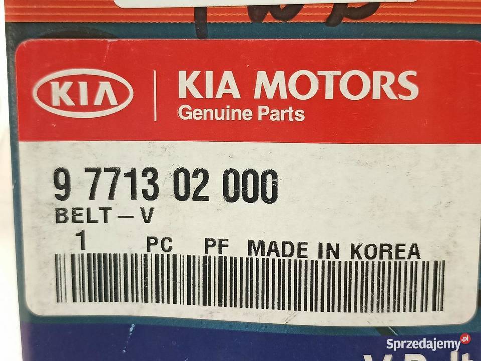 PASEK KLINOWY KIA CEED 14 CRDi 16 CRDi 9813 NOWY osobowe sprzedam