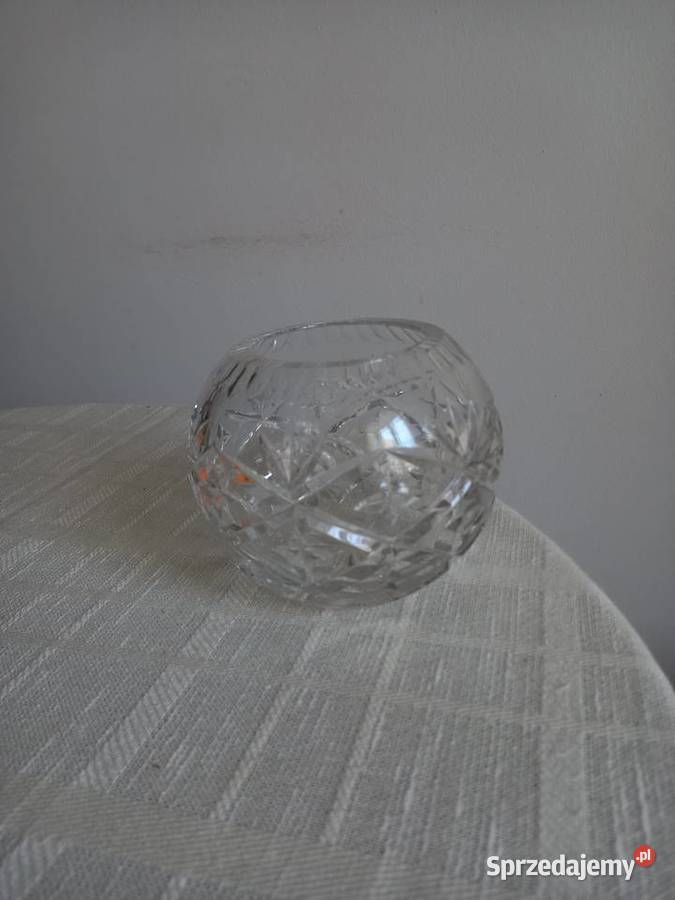 wazon kryształowa kula z czasów PRL Warszawa sprzedam