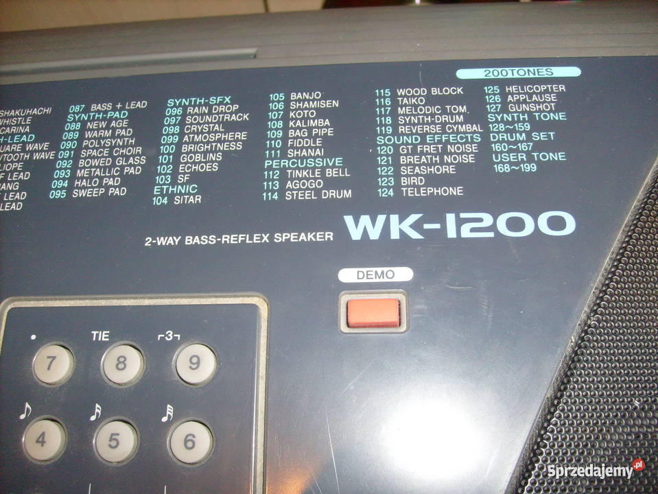 Keyboard Casio WK1200 praktycznie nieużywany HIT Casio Warszawa sprzedam