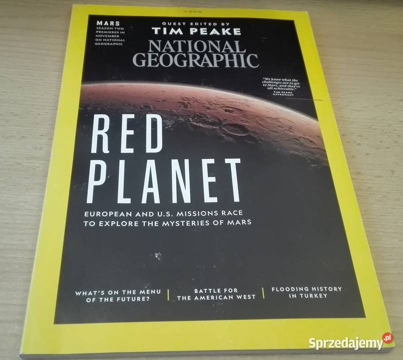 National Geographic November 2018 Red Planet Tim Podróżnicze