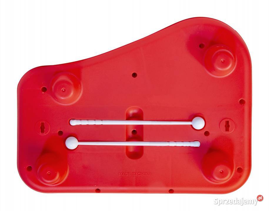 Edukacyjne organki cymbałki czerwone Poznań