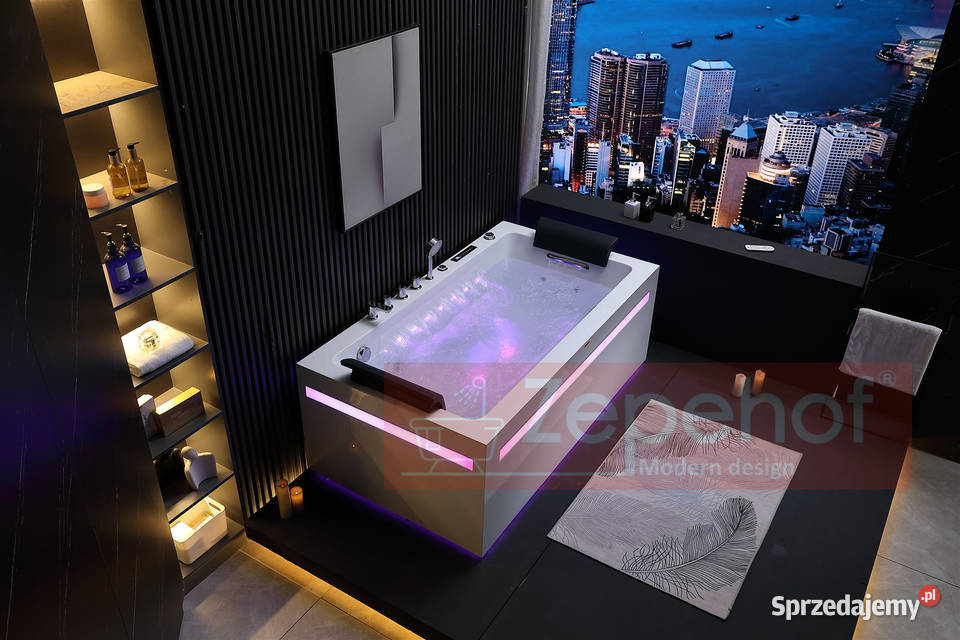 WANNA Z HYDROMASAŻEM 180x100x65DYSZE OBROTOWE podlaskie Grabówka