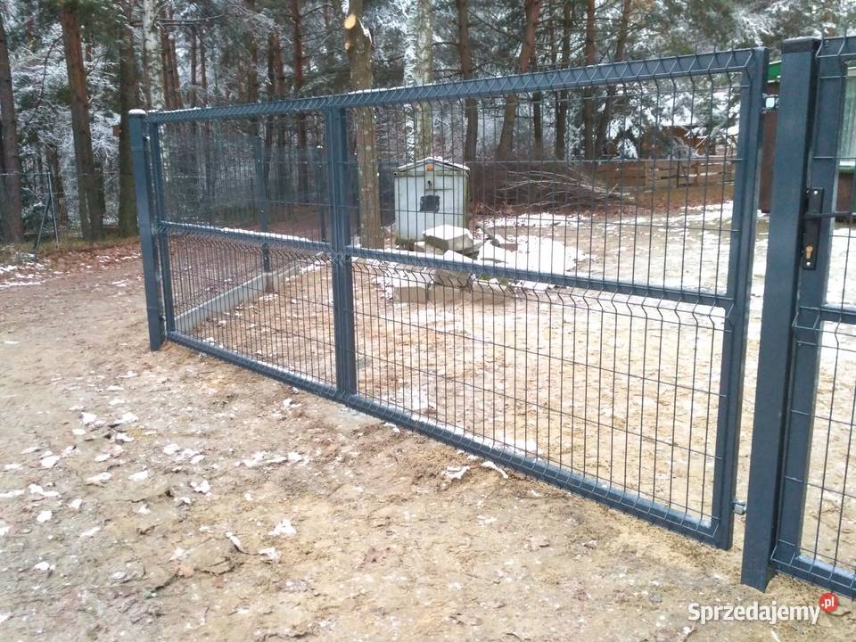 Panel ogrodzeniowy fi 40 x 153 x 3 V Brązowy ocynk Ogrodzenia i bramy podkarpackie Kamień