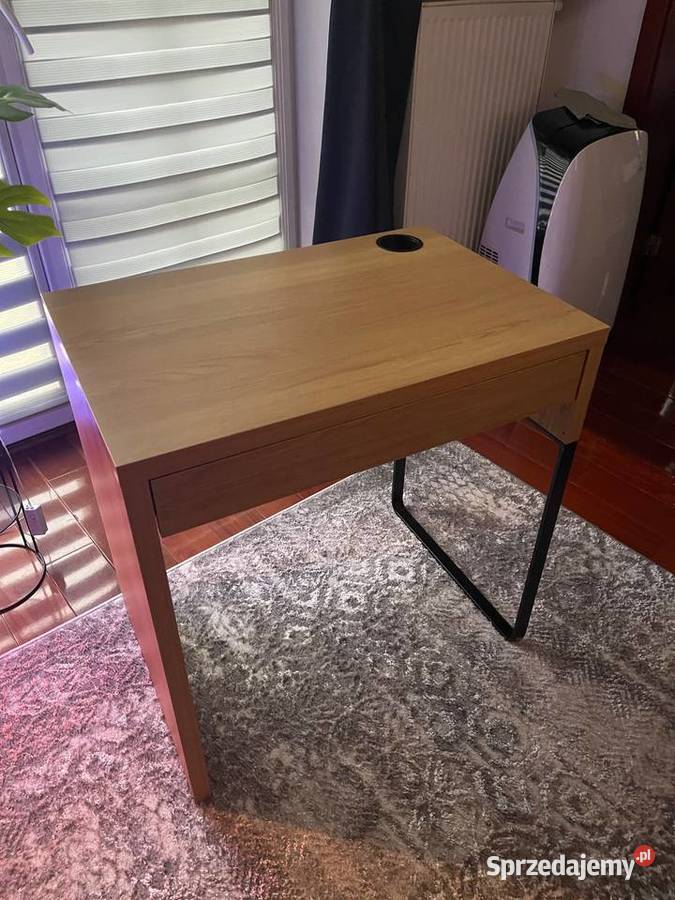 Biurko Micke imitacja dębu 73x50 IKEA Walendów sprzedam