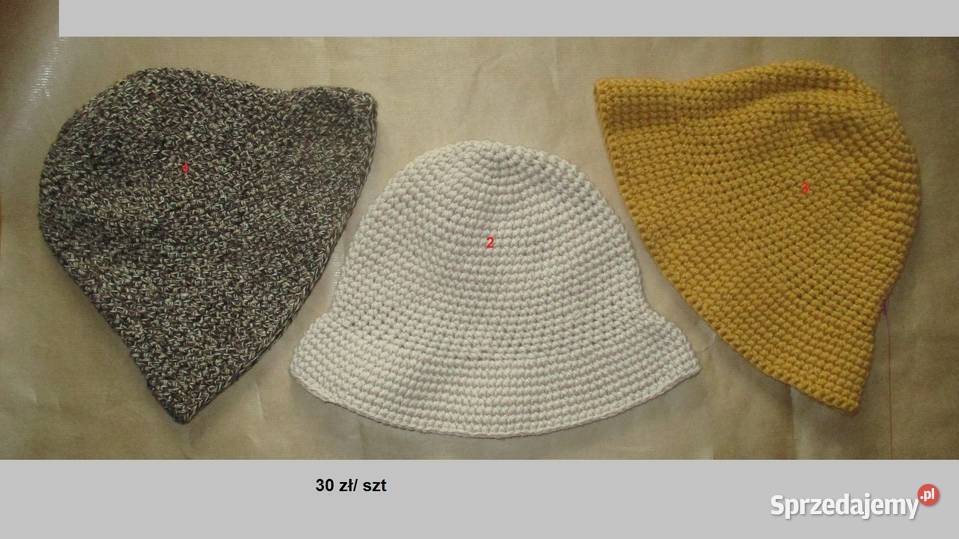 Nakrycia głowy kapelusze berety czapki hand made Łódź sprzedam