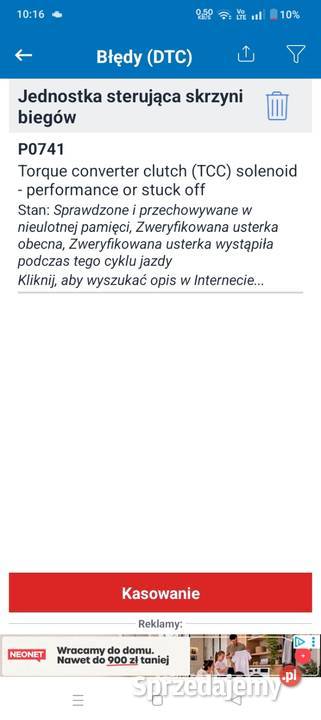 Suzuki kizashi uszkodzona skrzynia 4x4 LPG Stargard
