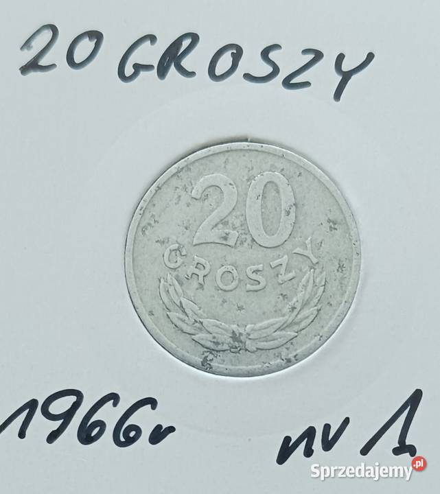 20 Groszy 1966 r PRL 1 Konin
