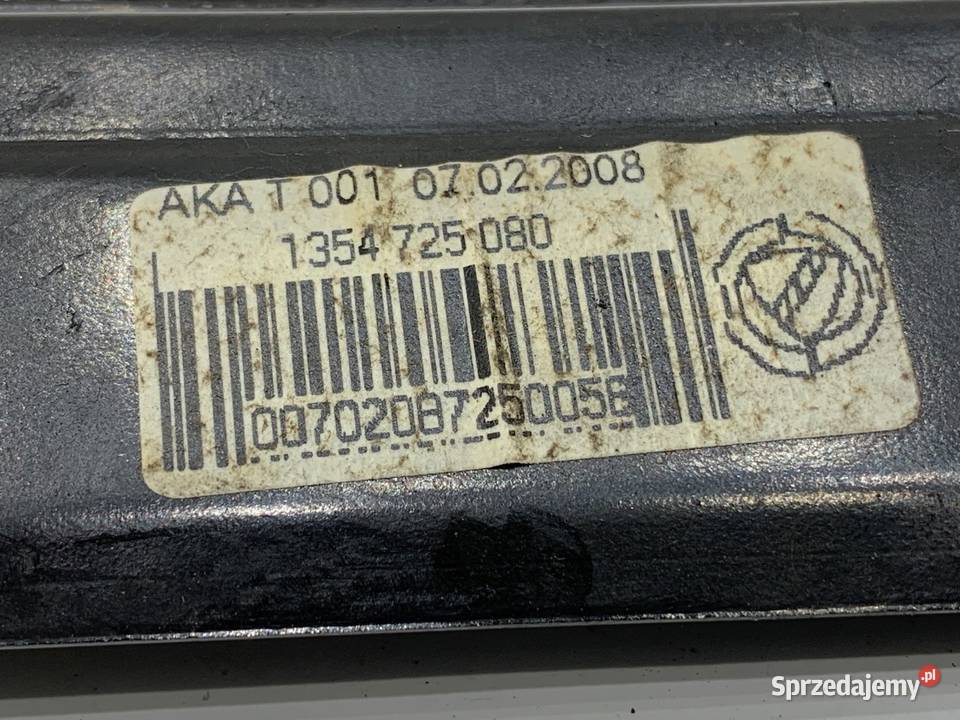 PODNOŚNIK SZYBY LEWY PRZÓD FIAT FIORINO III osobowe sprzedam