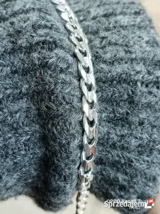 Srebrna Nowa bransoletka dł19pr925 srebro Wałcz