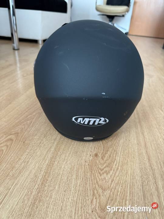 Elegancki kask MTR czarny mat L sprzedam