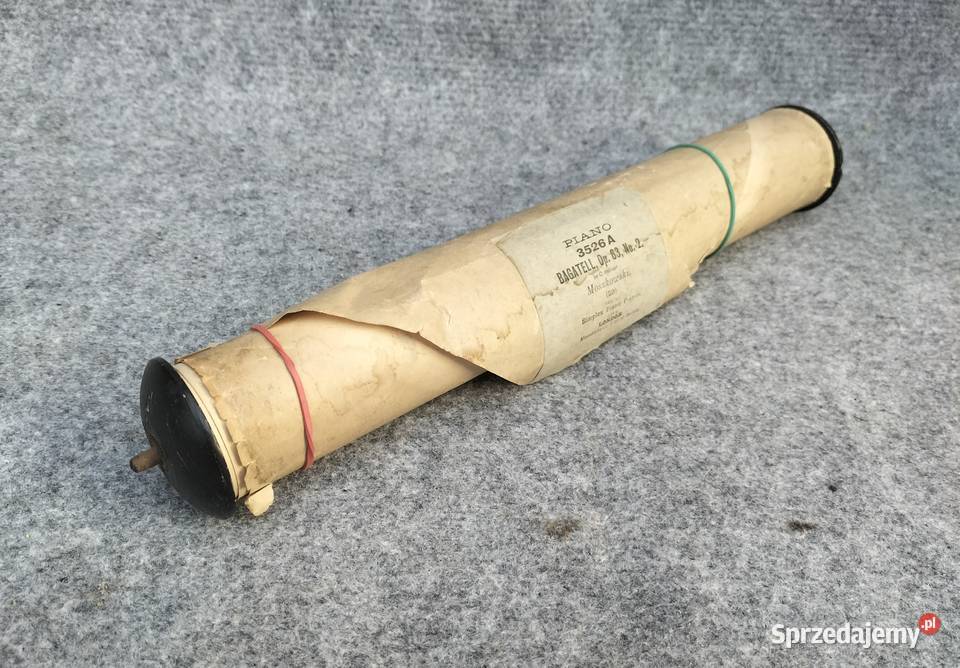 Rolka do pianoli Simplex Bagatell Moszkowski Leszno