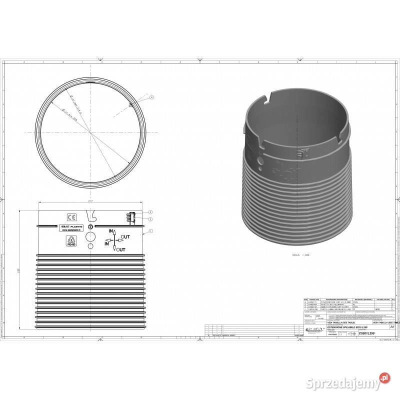 Osłona WOM 250x215 C5201L250 Kamionna