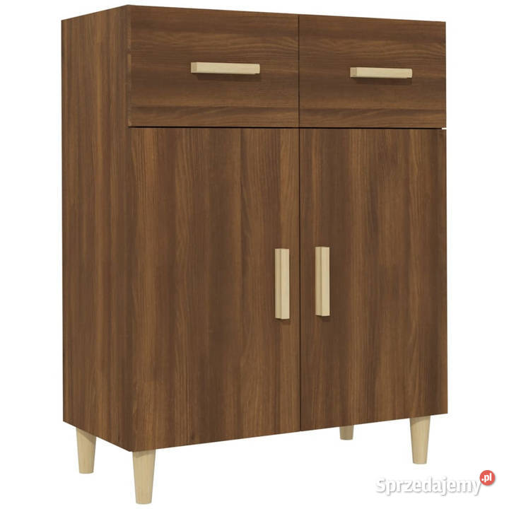 Komoda brązowy dąb 695x34x89 materiał Warszawa sprzedam