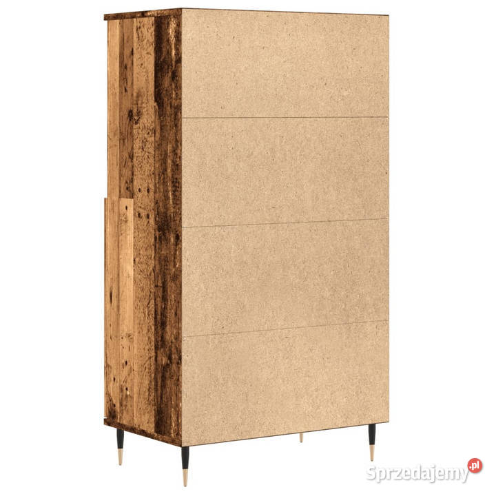 Wysoka szafka stare drewno 60x36x110 WM857458 mazowieckie