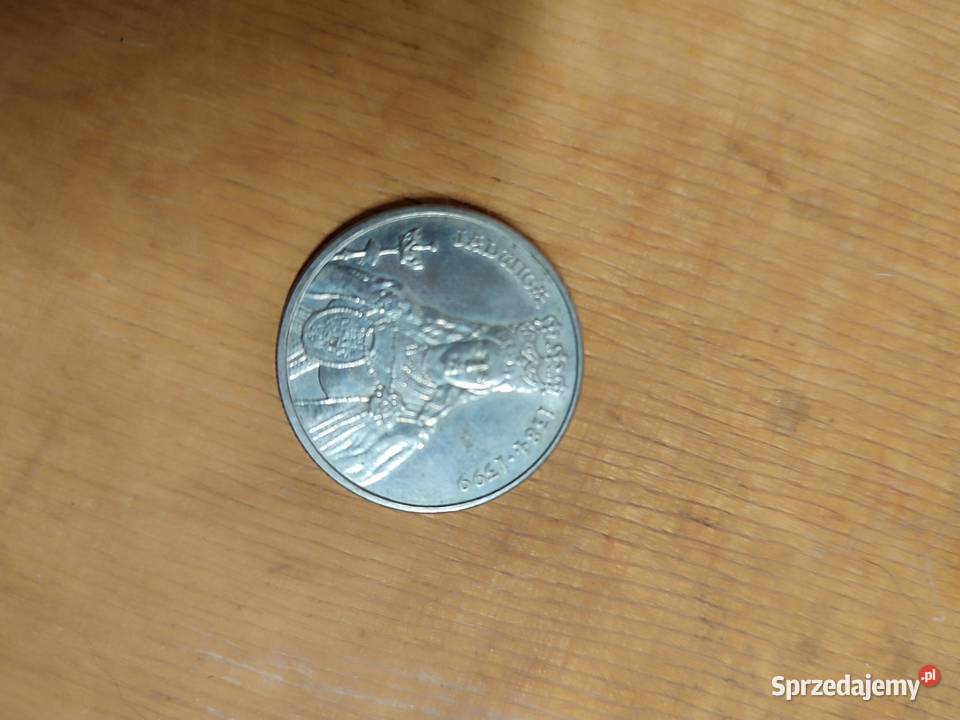 Moneta okolicznościowa 100 z Jadwigą dolnośląskie Złotoryja