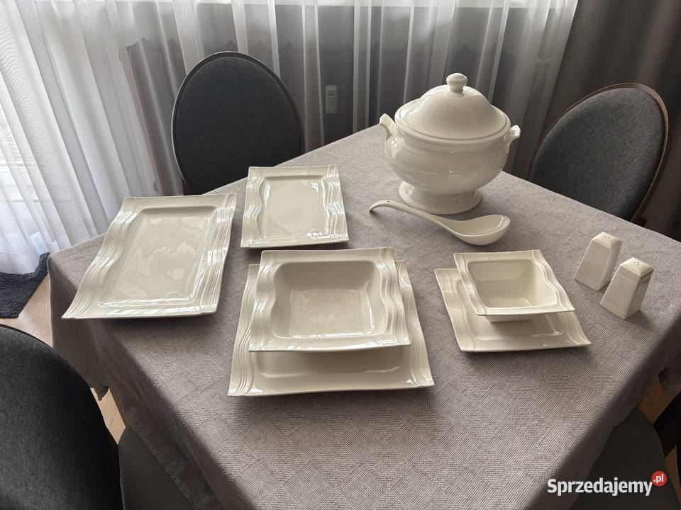 Zestaw obiadowy MALACASA Mario 28 el Porcelana śląskie Sosnowiec