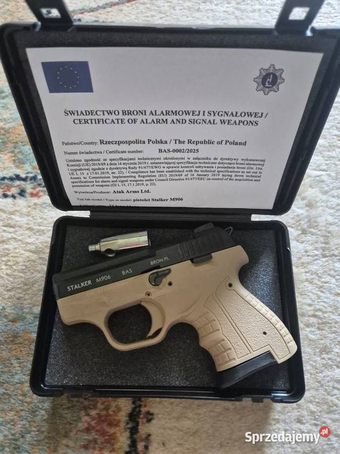 Pistolet hukowy Stalker M906 zoraki nowy Częstochowa sprzedam