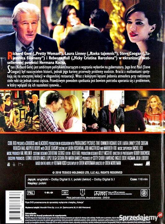 KOLACJA RICHARD GERE DVDKS Filmy Kalisz