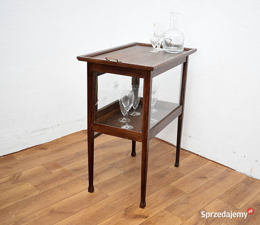 Herbaciarka barek szafka na serwis secesja Świdnica