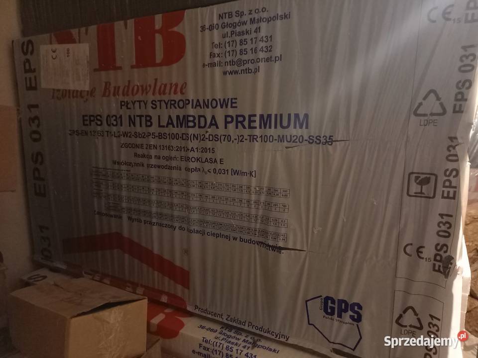 Płyty styropianowe 10 grafit 031 Kraków tanio Dom i Ogród małopolskie