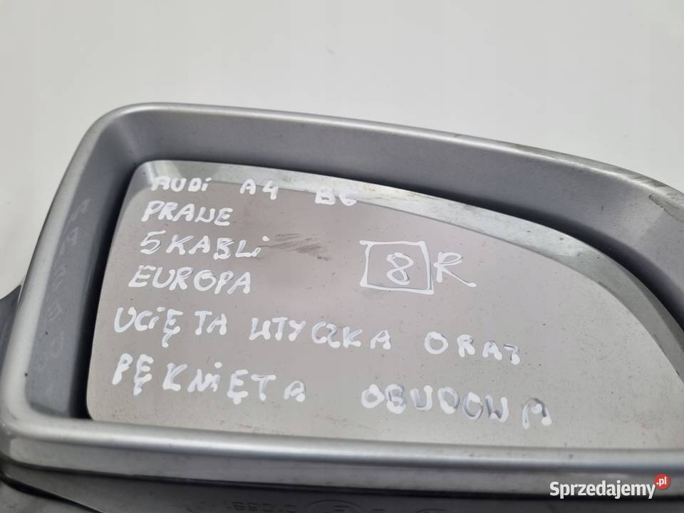 LUSTERKO Audi A4 B6 0006r PRAWE PASAŻERA 5 Pin Karoseria Chełm