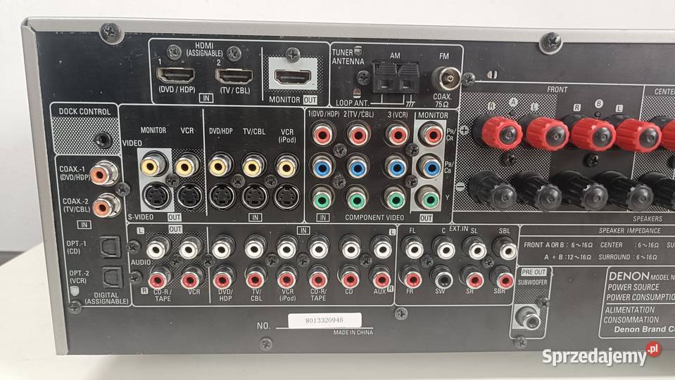 DENON AVR1508 Amplituner bez pilota wielkopolskie Poznań