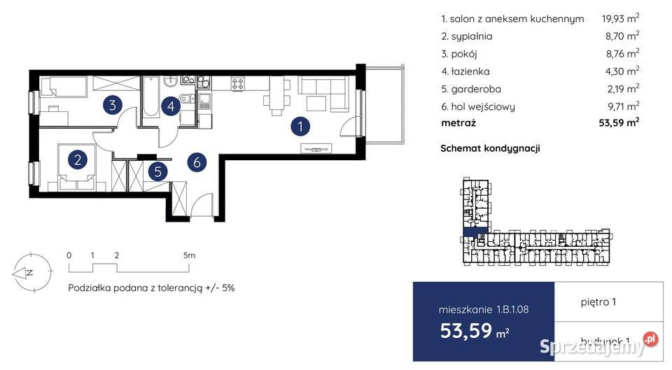 Nowe mieszkanie stan deweloperski 5359 m2 3 Lublin