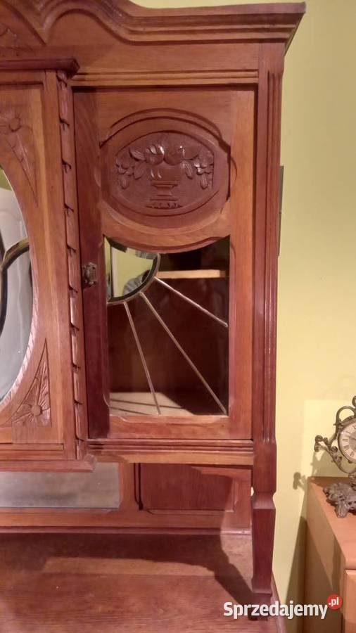 Kredens secesyjny z lustrami Warszawa