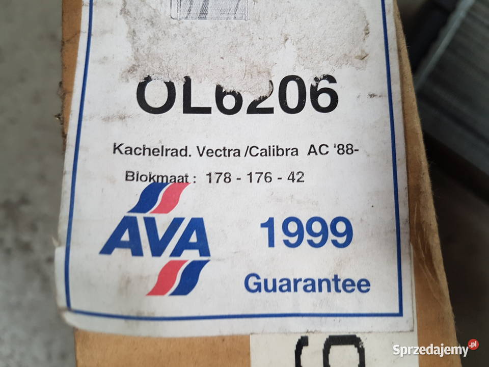 OPEL VECTRA A OPEL CALIBRA CHLODNICZKA Turek