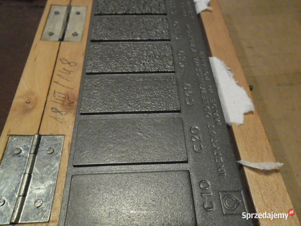 Wzorce chropowatości odlewnicze łódzkie Wieluń