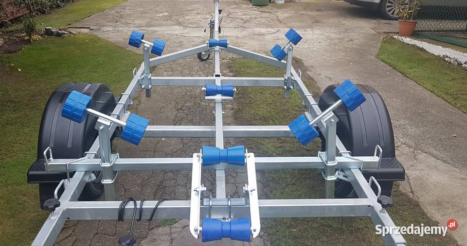 Przyczepa podłodziowa Uchylna5metrów DMC 750 Plewiska