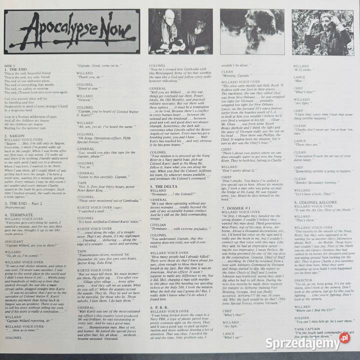 Francis Coppola OST Apocalypse Now EXEX Japan Gdynia