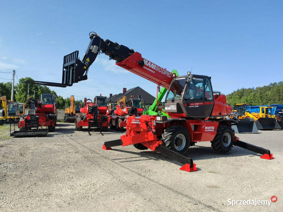 pozostałe Manitou MRT 2150 ROTO Ładowarka Widełki