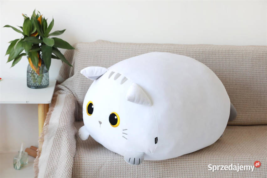 poduszka squishmallows gigantyczna Biały Kot