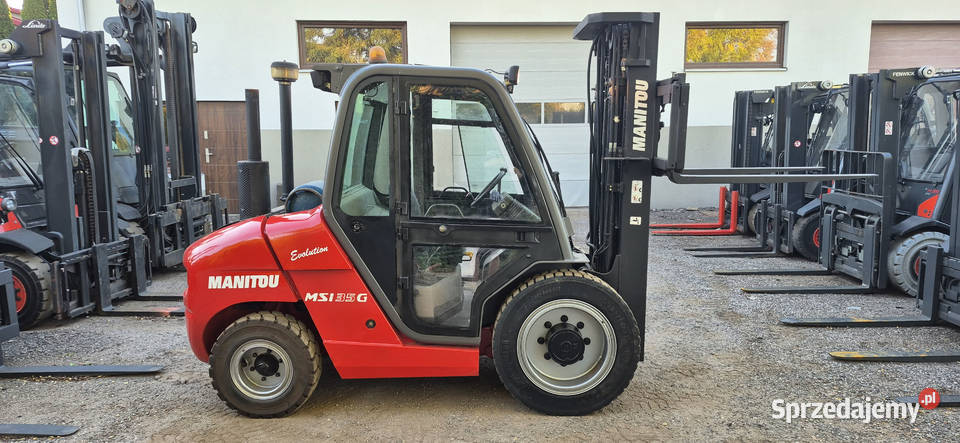 Terenowy wózek widłowy Manitou MSi35G Udźwig Małkinia Górna