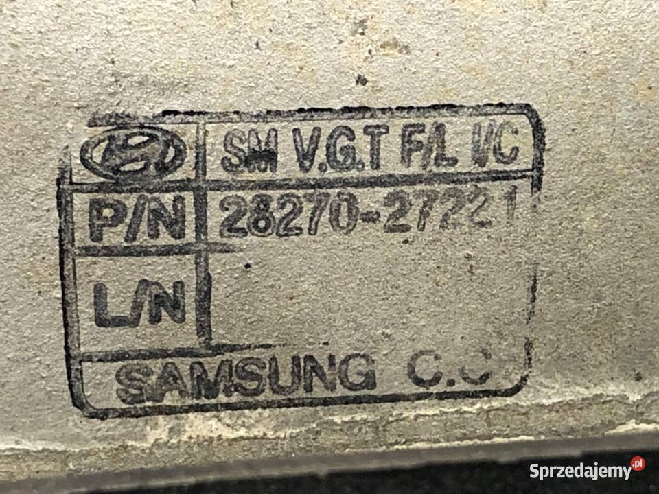 INTERCOOLER HYUNDAI SANTE FE I 2827027221 20 113 osobowe Motoryzacja