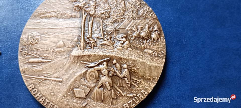 Stare monety Medal Bohaterom 1989 Polska 42 Numizmatyka Lesko