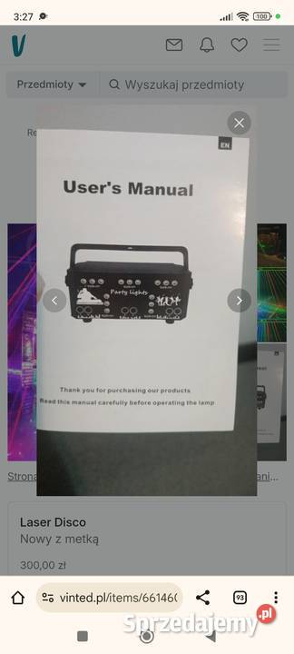 Laser dyskotekowy ALIEN dużo animacji mega moc Pozostałe Częstochowa