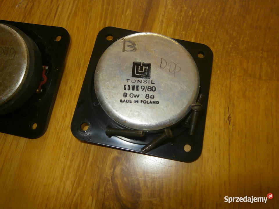 Głośniki GDWK 980 8ohm Tonsil do regeneracji 2 Łódź