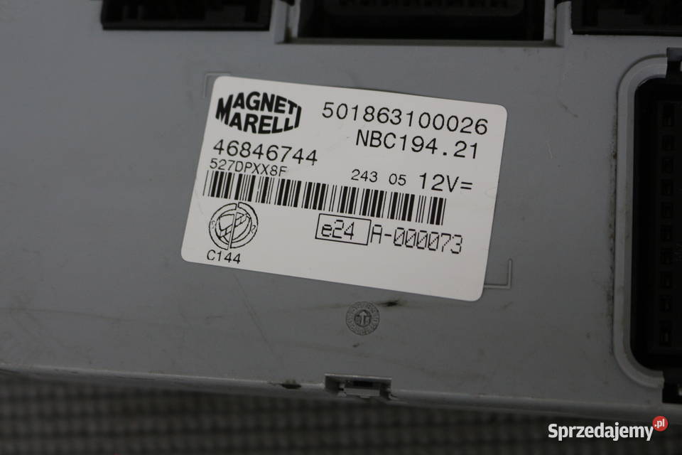 FIAT CROMA 2 SKRZYNKA BSI 46846744 materiały instalacyjne dolnośląskie Prochowice sprzedam