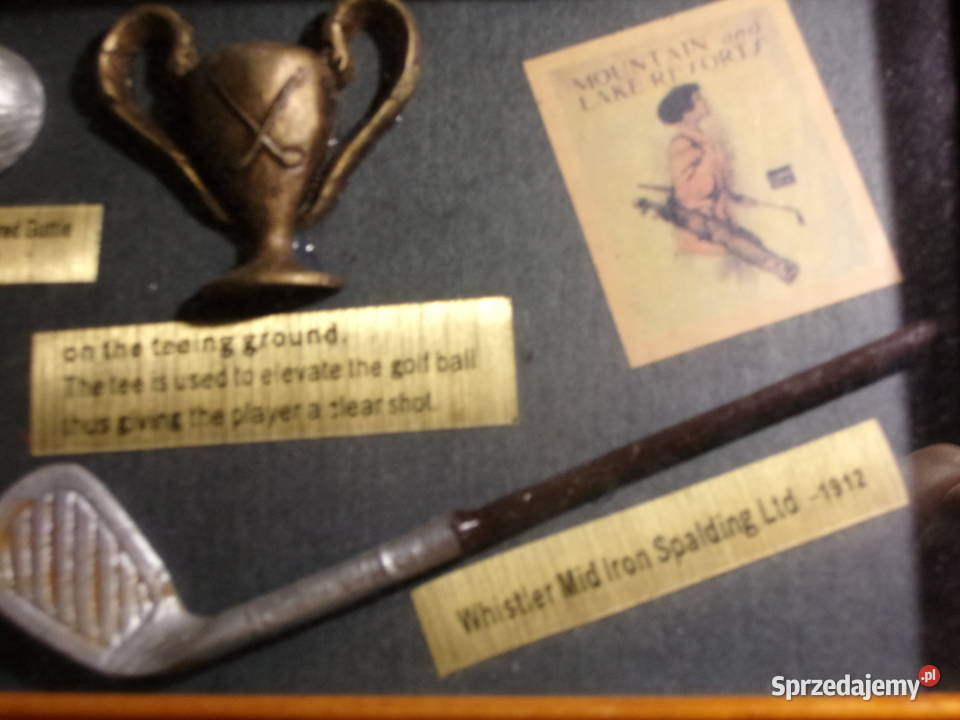Prezent wielbiceli GOLFA obazek z historia tego Warszawa