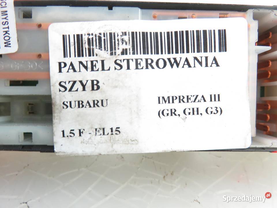 PANEL SZYB SUBARU IMPREZA III osobowe sprzedam