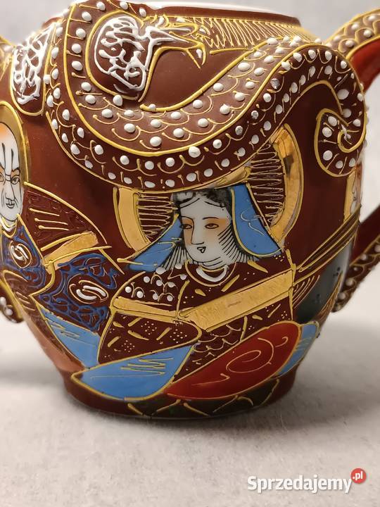 Kutani Satsuma Cukiernica Japonia Motyw dolnośląskie Jawor