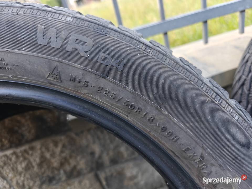 4 opony zimowe Nokian WR D4 22550 R18 Samochodowe Kraków sprzedam