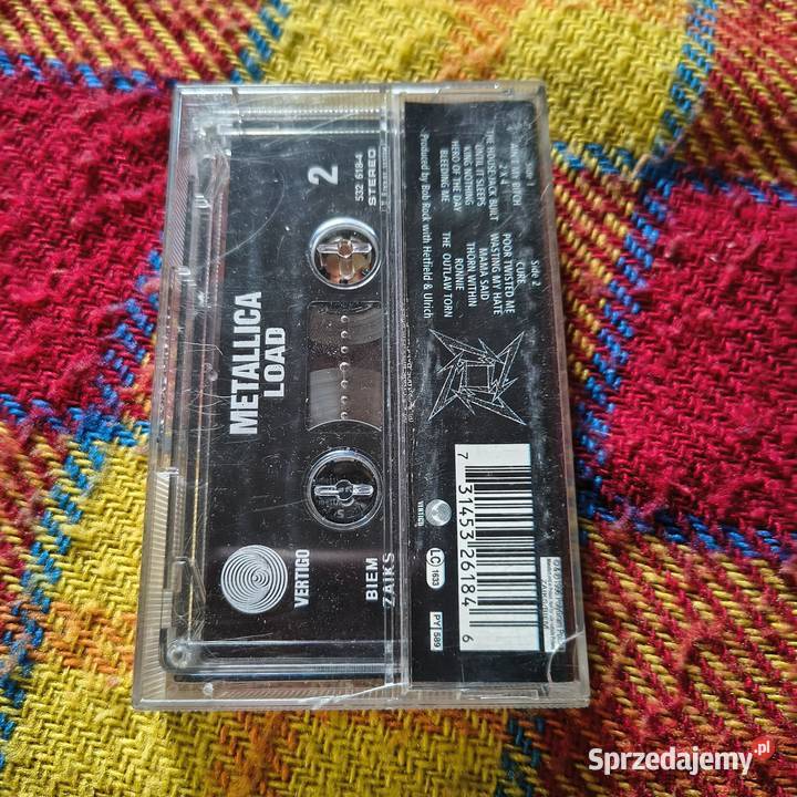 Kaseta magnetofonowa Metallica Load Tarnów sprzedam