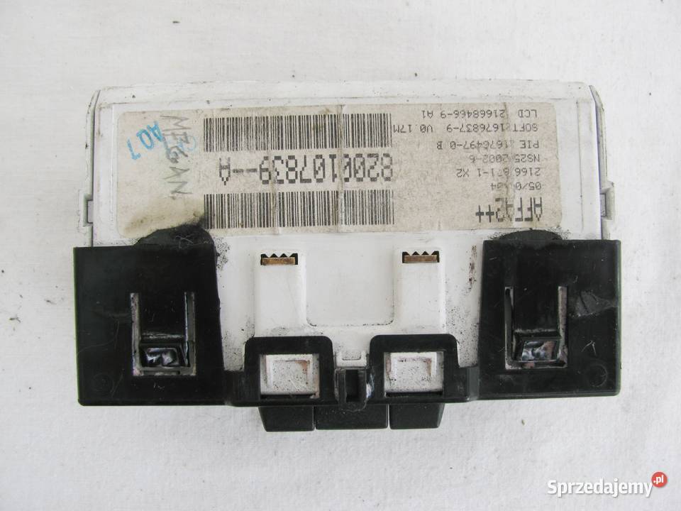 Wyświetlacz ZEGAR Renault Megane liczniki, zegary Wyposażenie wnętrza zachodniopomorskie Szczecinek