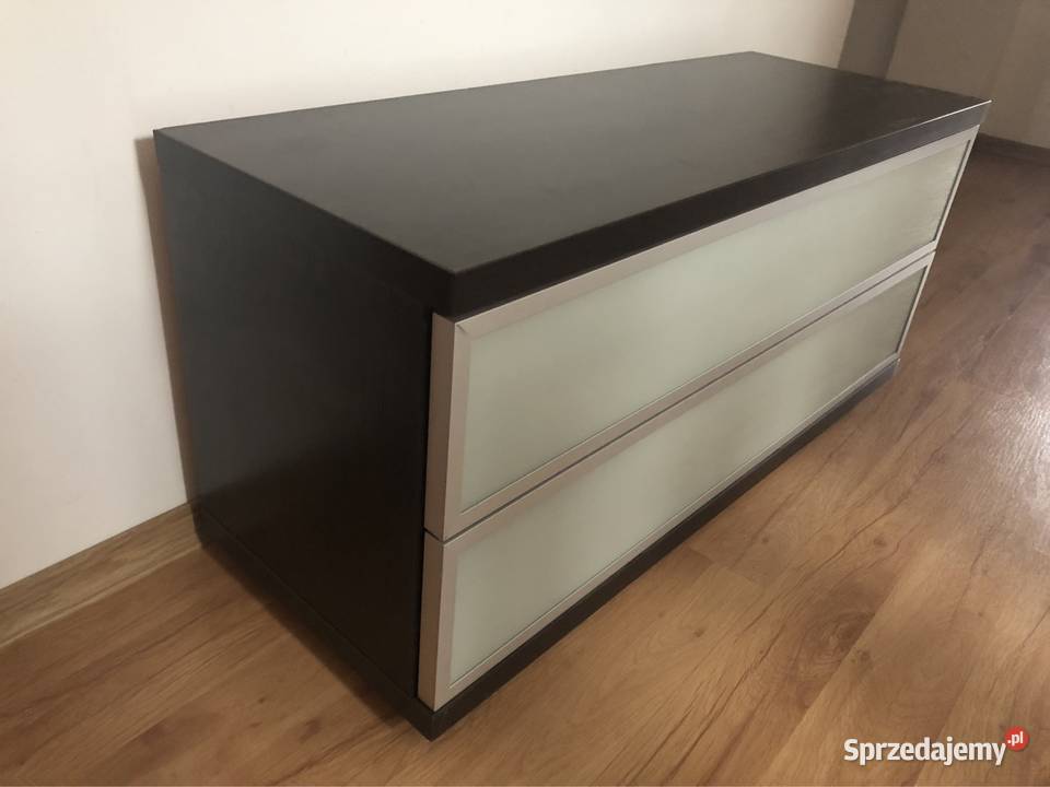 Komoda drewniana z dwoma szufladami z matowego Koszalin