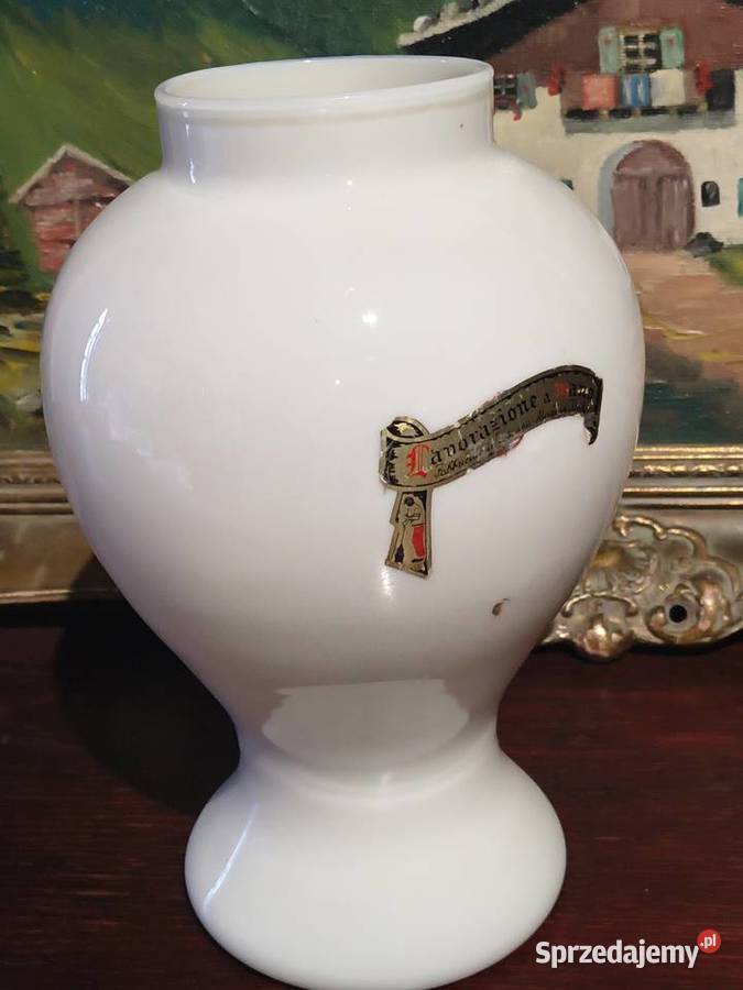 Włoski wazon Manzoni Made in Italy vintage Chorzew